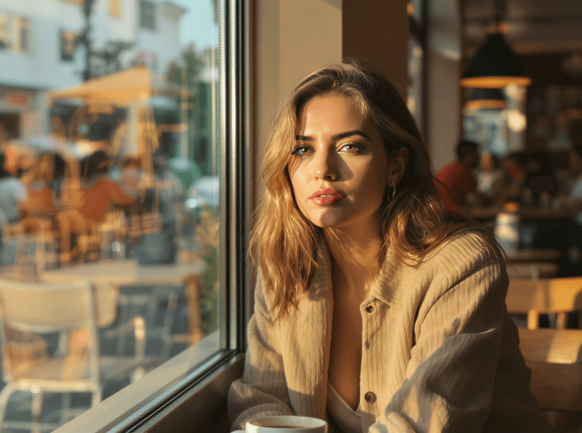 Flux Kontext Max photorealistic café portrait — integrity failure 81/100