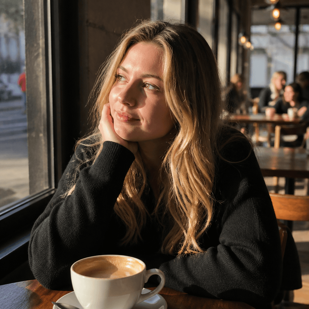 GPT Image 2.0 photorealistic café portrait — strongest all-round performer across both tests