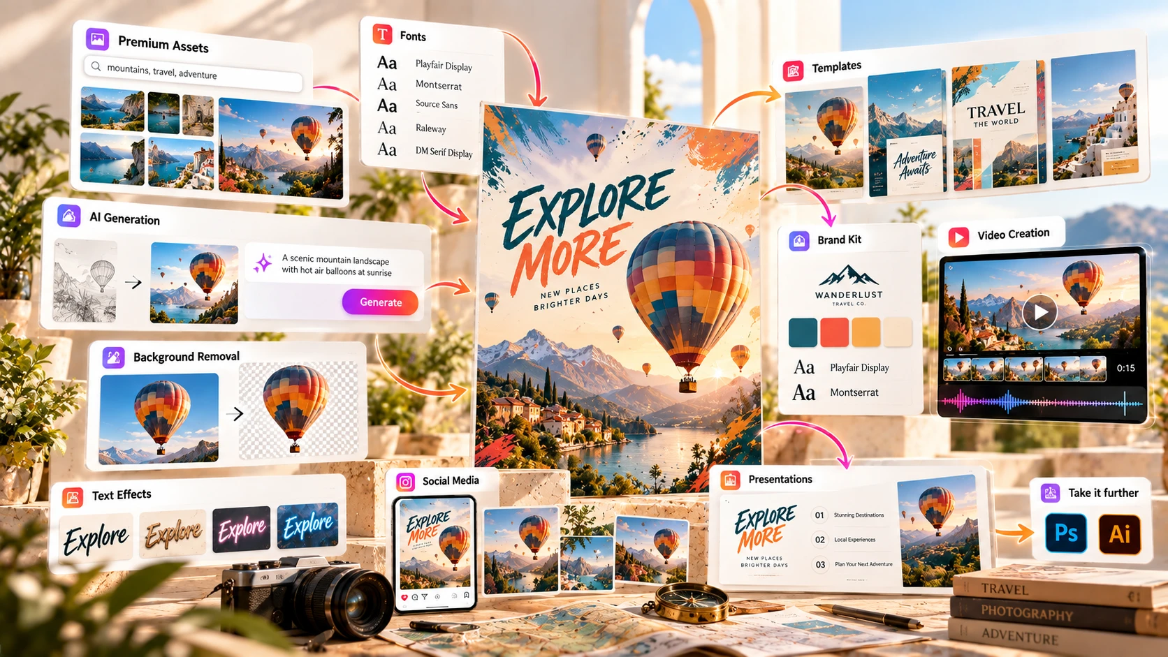 Adobe Express - quick, templated design with Adobe's tools and stock library behind it