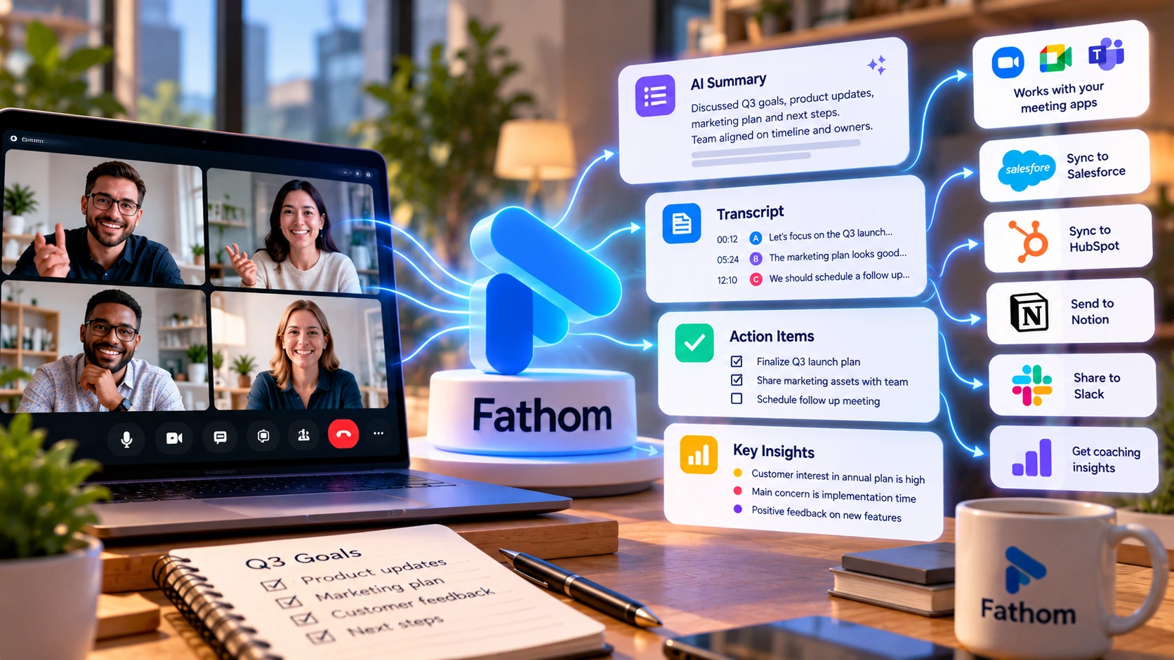 Fathom AI: Free Meeting Notes, Recording, and Summaries