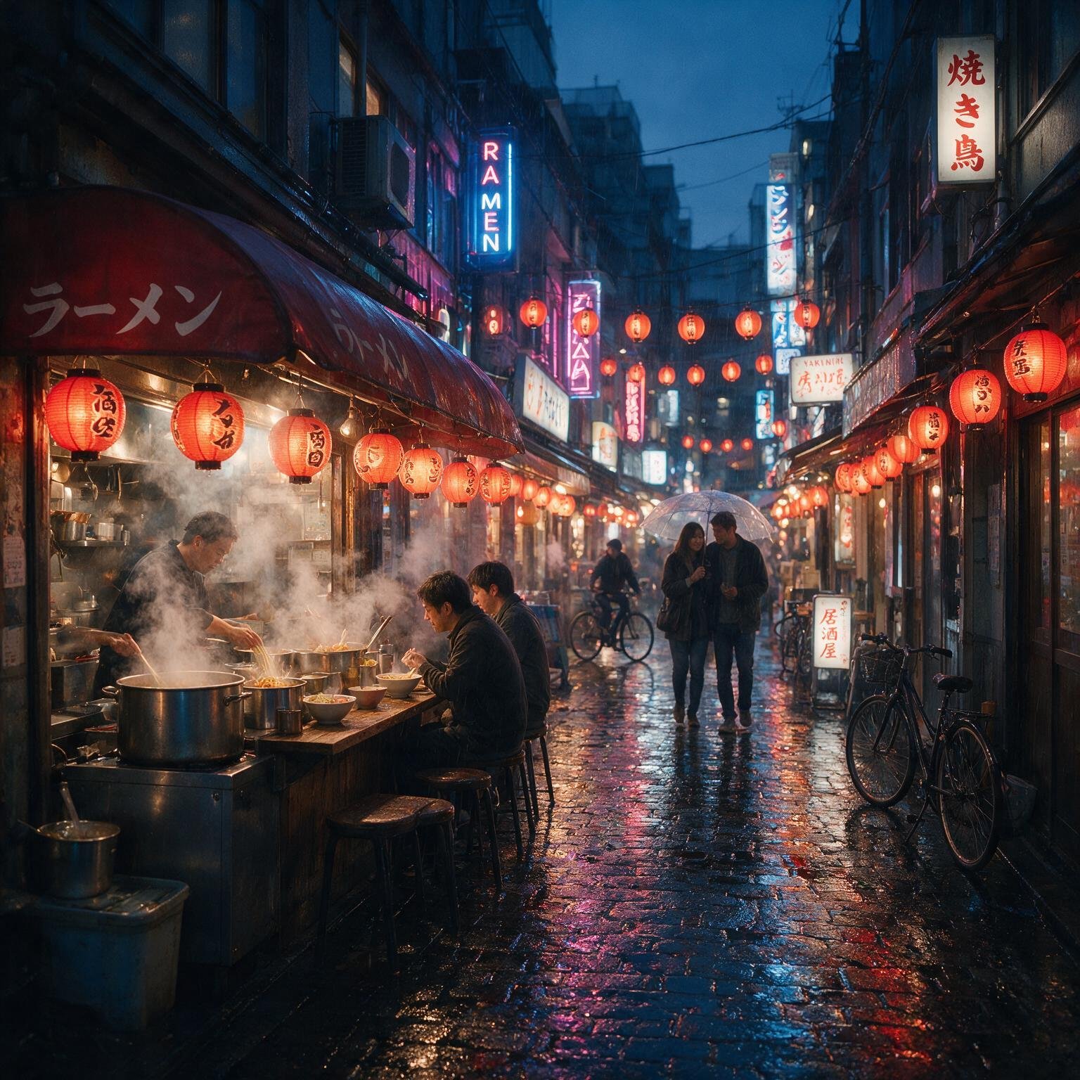 Magnific Auto — Japanese night market — TechScribe real test