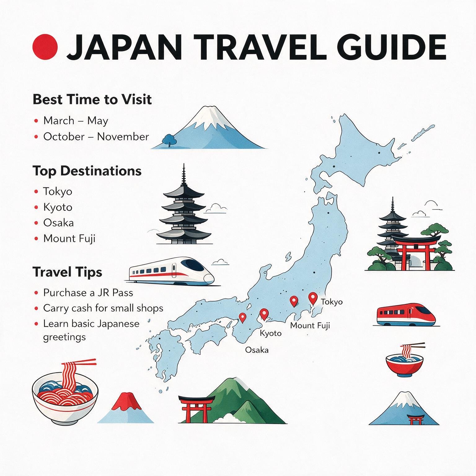 Magnific Auto — Japan travel infographic — TechScribe real test