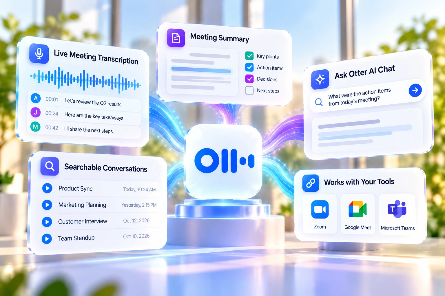 Otter AI: AI Meeting Notes, Transcription, and Summaries