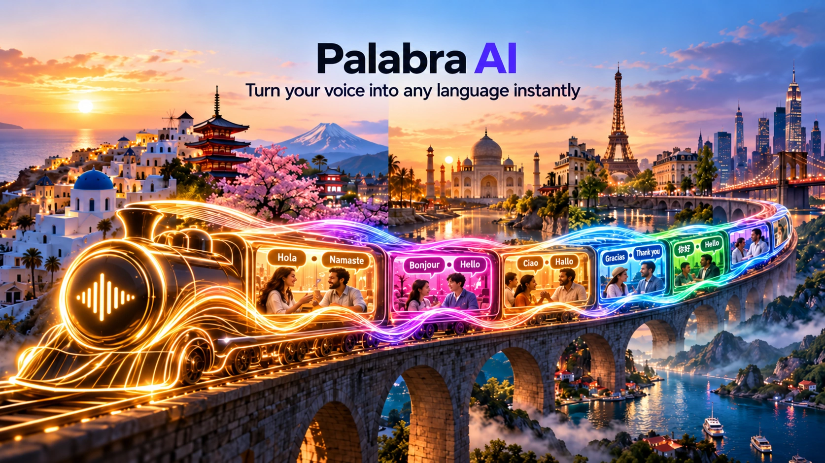 Palabra AI real-time speech translation for meetings, events, live streams, and developer APIs