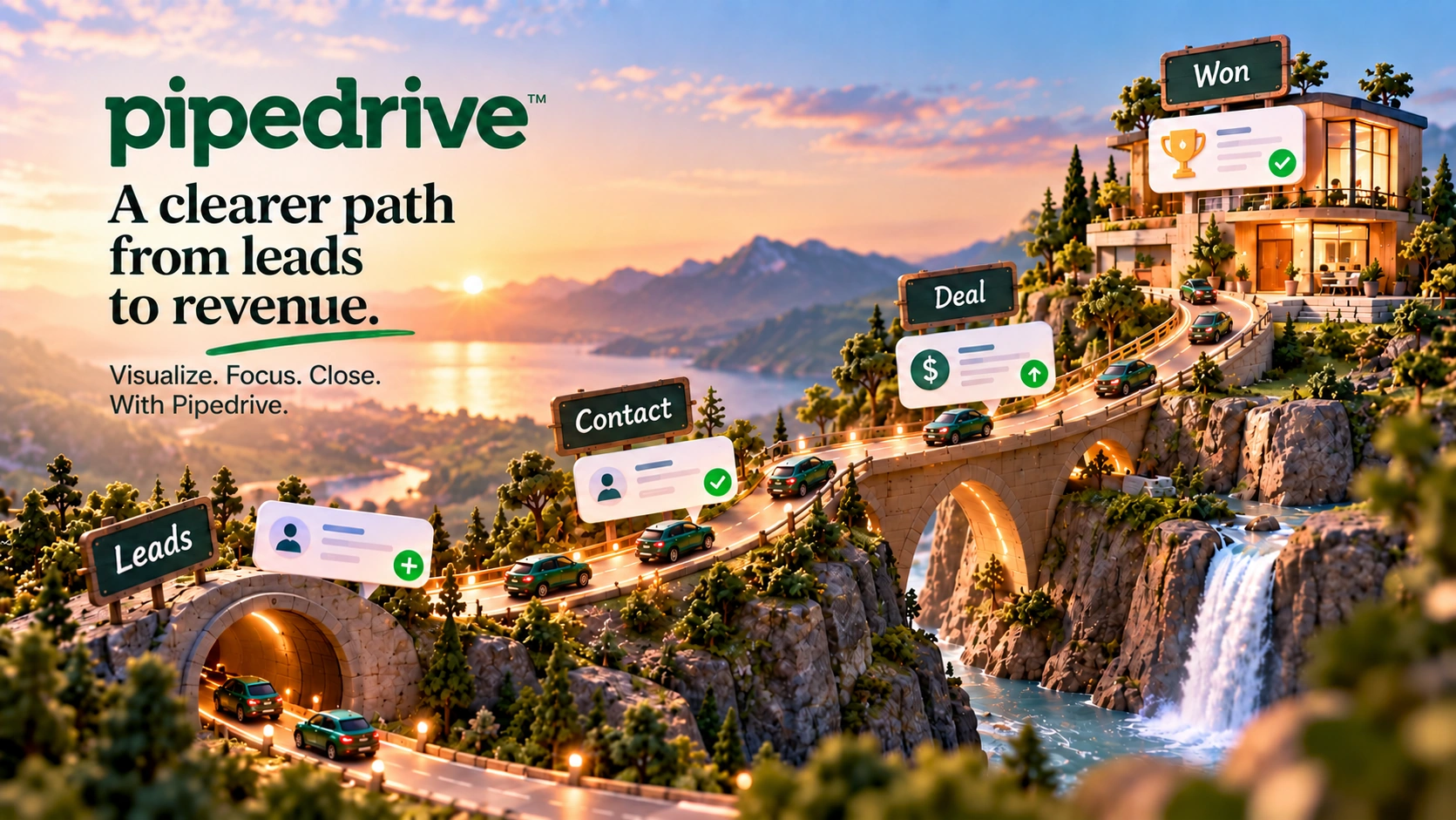 Pipedrive CRM: visual sales pipeline, deal management, and automation