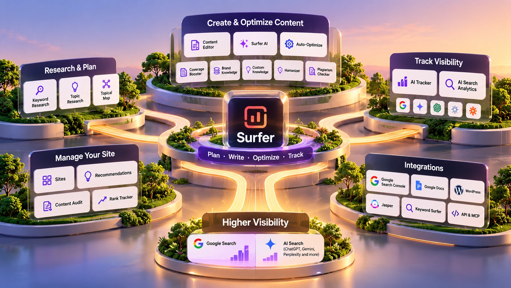 Surfer SEO: Content Editor and AI Search Optimization Platform